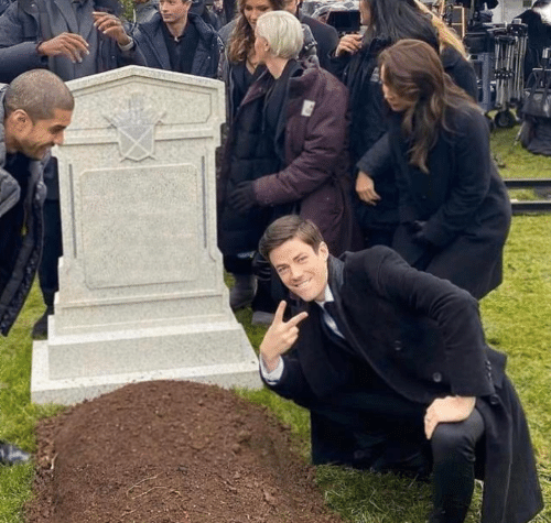 Funny Grave Photo